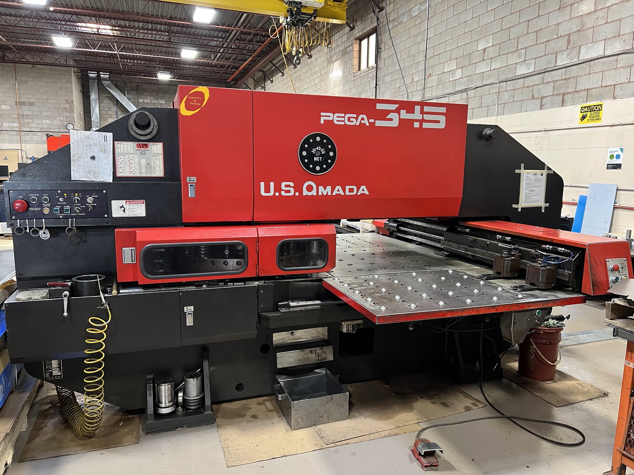 1989 Amada PEGA 345Q NC Turret Punch Press